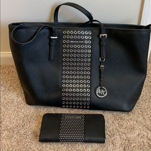 Michael Kors Large Tote and Wallet
